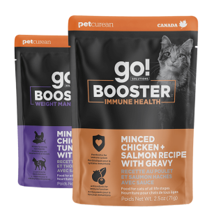 Go! Booster cat food toppers