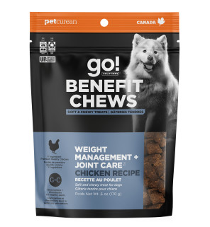 Go! Benefit Chews Weight Management + Joint Care Chicken Recipe