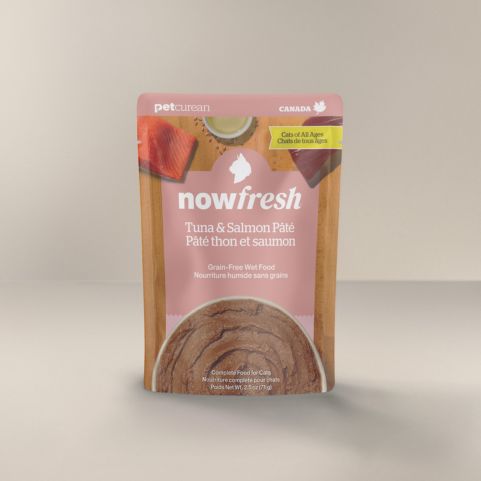 Now Fresh Tuna & Salmon Pâté wet cat food