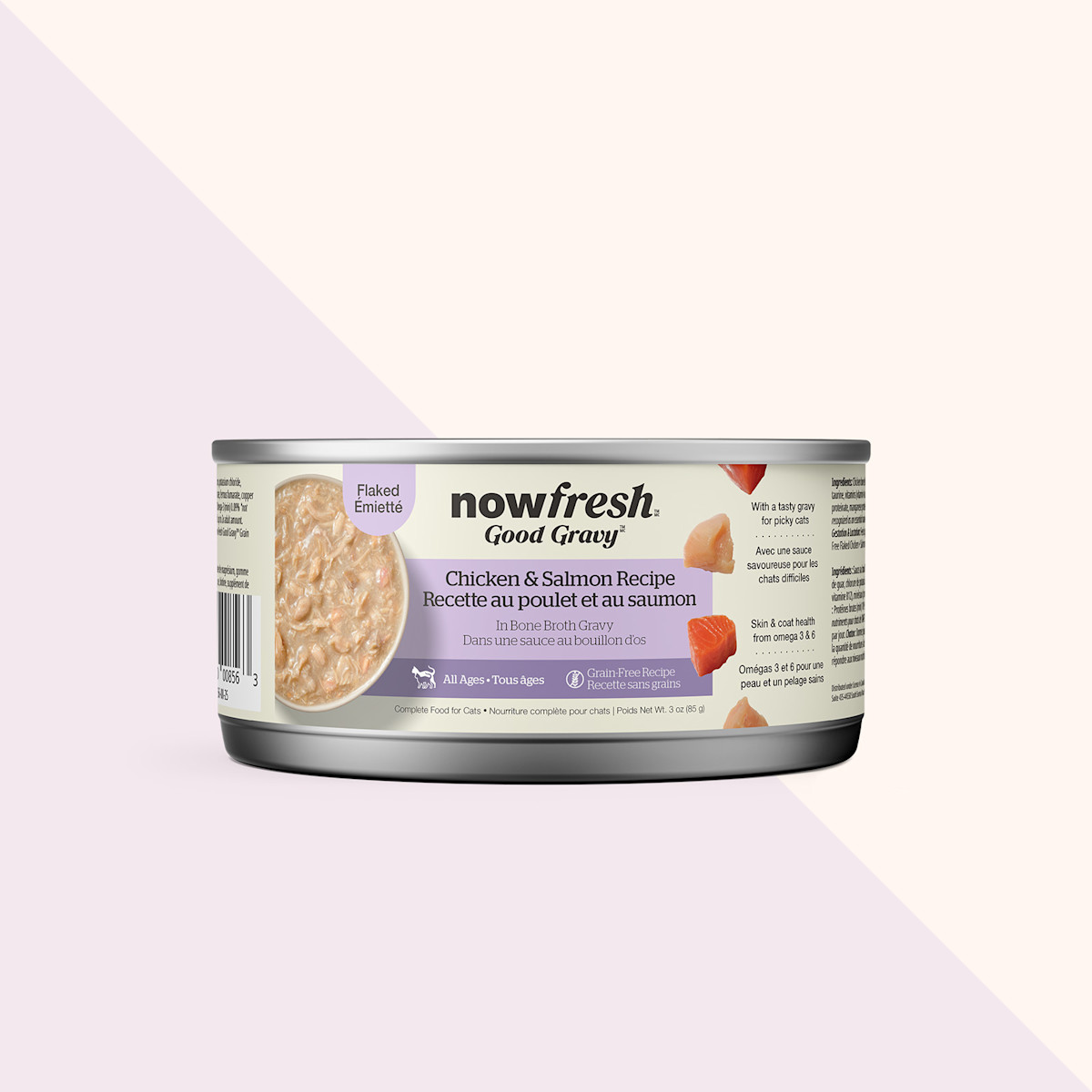 Nourriture humide pour chats Good Gravy de Now Fresh, recette au poulet et au saumon