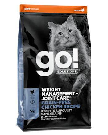 Go! Solutions Weight Management + Joint Care Grain-Free Chicken Recipe for Cats