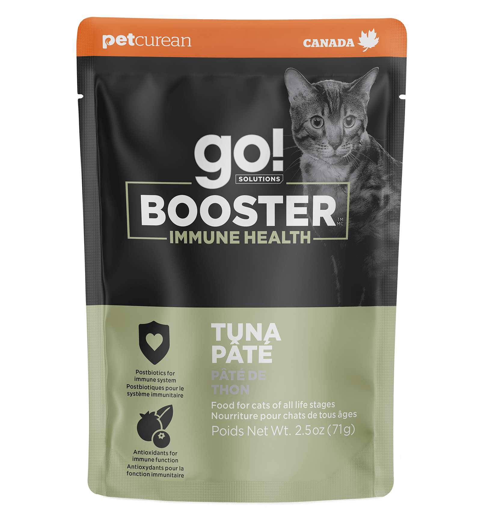 Go! Booster Immune Health Tuna Pâté Complete & Balanced Topper for Cats