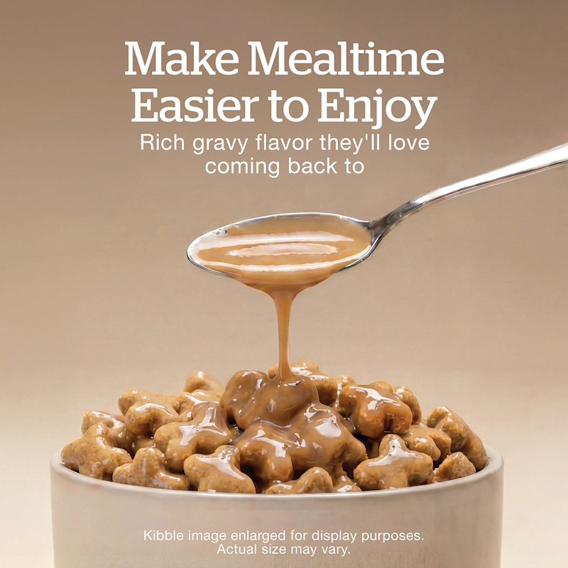 Rich gravy flavor they'll love coming back to