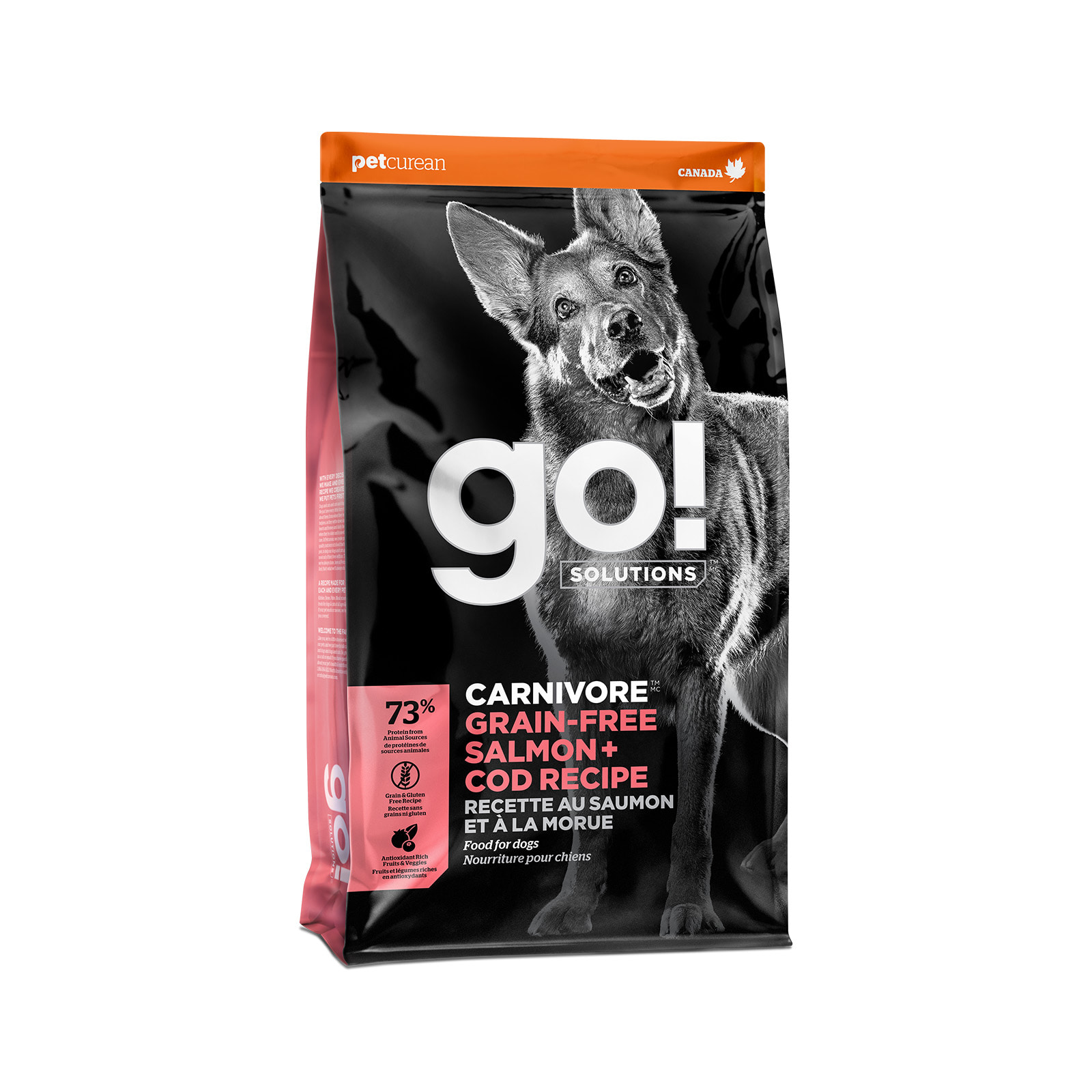 Go! Solutions Carnivore Grain-Free Salmon + Cod Recipe for Dogs