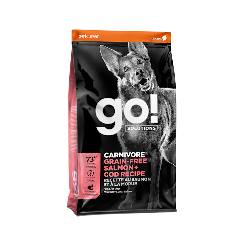GO! Solutions Carnivore Salmon & Cod Grain-Free Dry Dog Food