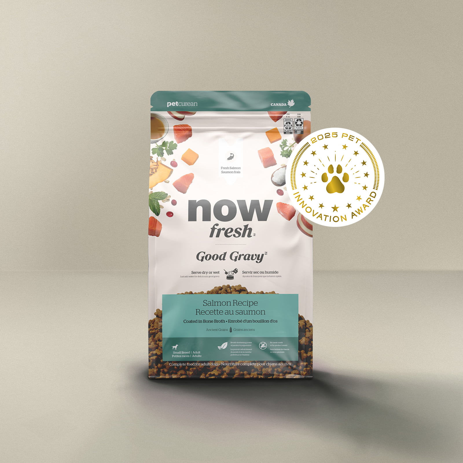 Now Fresh Good Gravy Salmon Recipe for Small Breed Dogs, Pet Innovation Award 2025