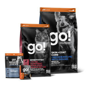 Recyclable package of Go! Solutions dog food