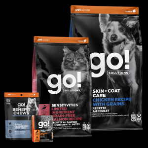 Go! Solutions pet food in recyclable packaging