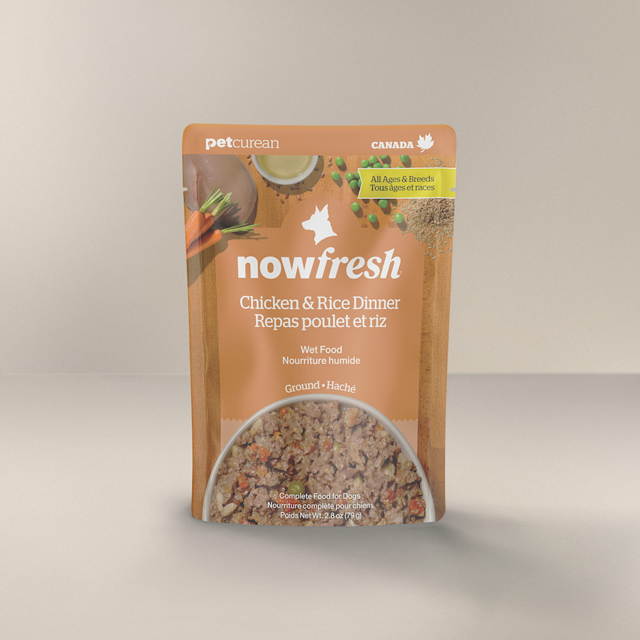 Now Fresh Chicken & Rice Dinner wet dog food