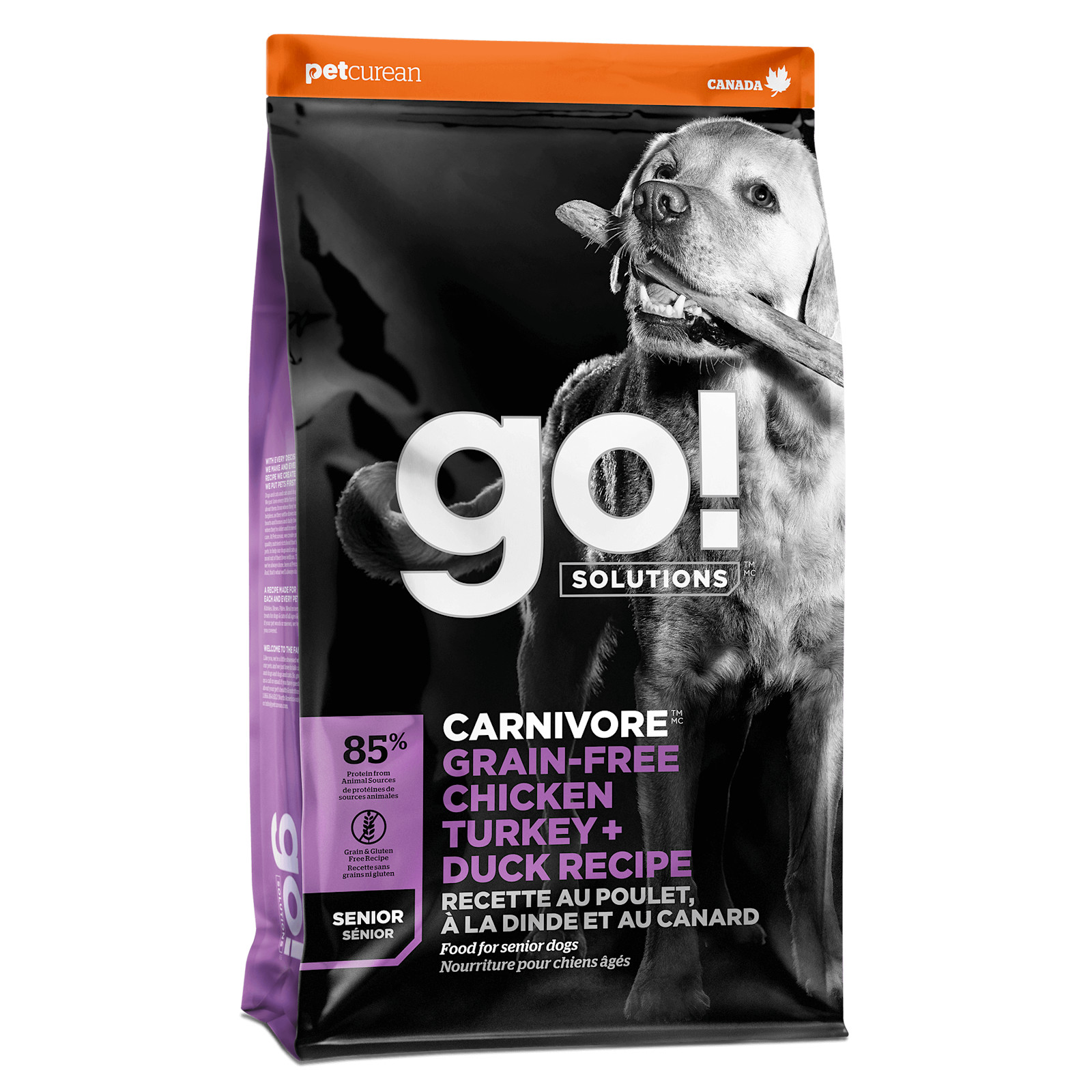 Go Solutions Carnivore Grain Free Chicken Turkey Duck Senior