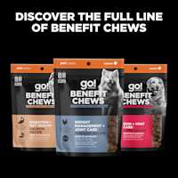 Discover the full line of Go! Solutions Benefit Chews