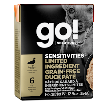Go! Solutions Sensitivities Pâté de canard à ingrédients limités sans grains