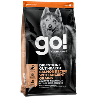 GO! SOLUTIONS DIGESTION + GUT HEALTH Salmon Recipe with Ancient Grains for Dogs