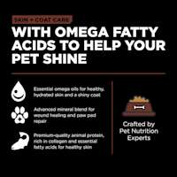 With omega fatty acids to help your pet shine