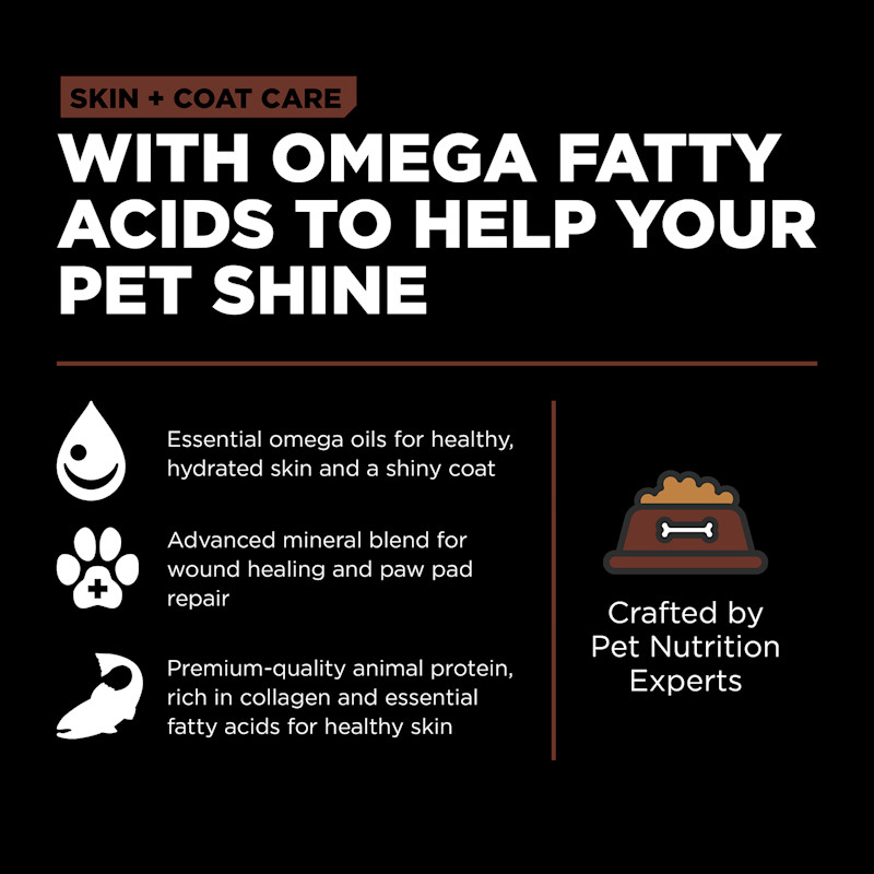 With omega fatty acids to help your pet shine
