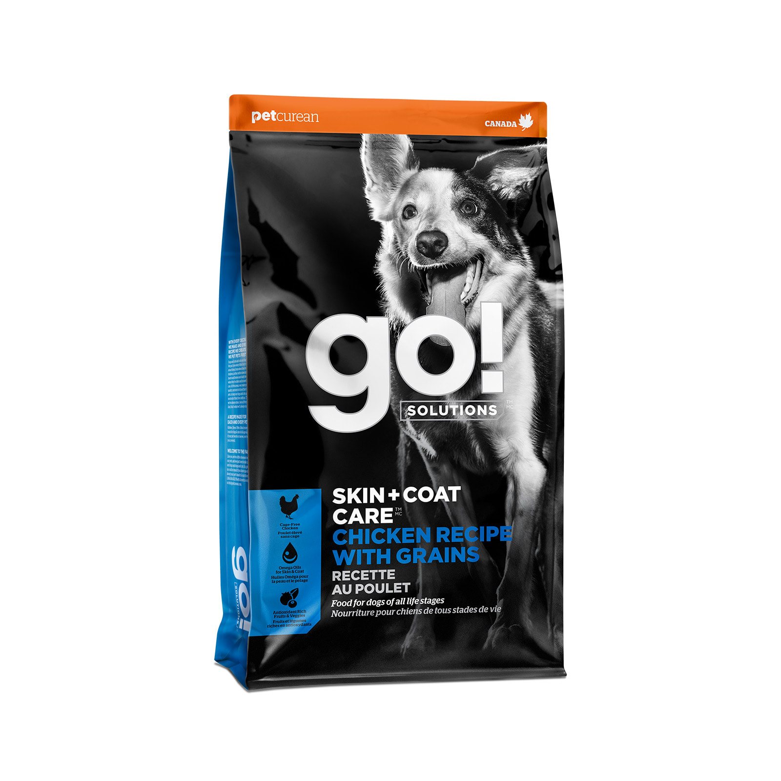 Go! Solutions Skin + Coat Care Chicken Recipe with Grains for Dogs