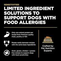 Limited ingredient solutions to support dogs with food allergies