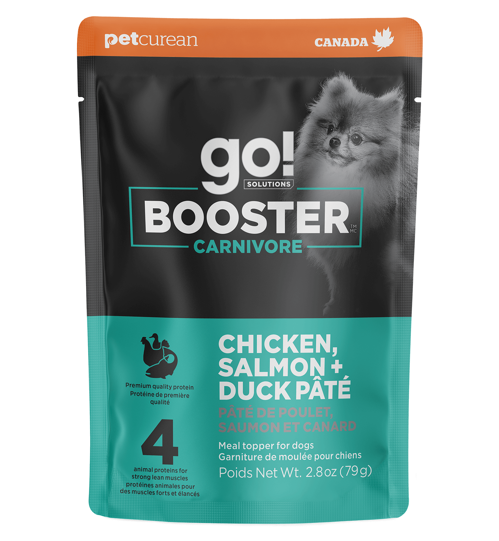 Go! Booster Carnivore Chicken, Salmon + Duck Pâté for Dogs