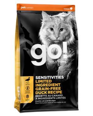 GO! SOLUTIONS SENSITIVITIES Limited Ingredient Grain-Free Duck Recipe for Cats