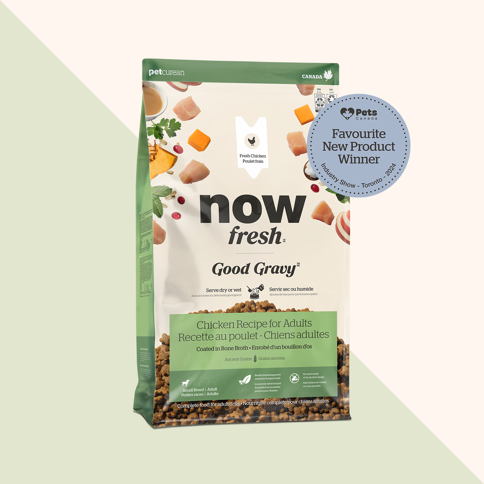 Now Fresh Good Gravy Chicken Recipe for Small Breed Adult Dogs, Pets Canada Favourite New Product 2024