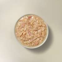 Now Fresh Chicken, Duck & Broth Blend wet cat food in bowl