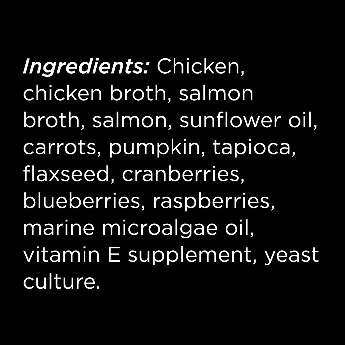 Go! Solutions Booster Immune Health Shredded Chicken + Salmon Recipe in Broth dog food topper ingredients