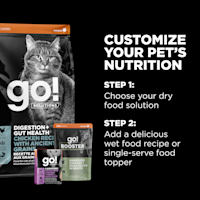 Customize your pet's nutrition with wet food and toppers