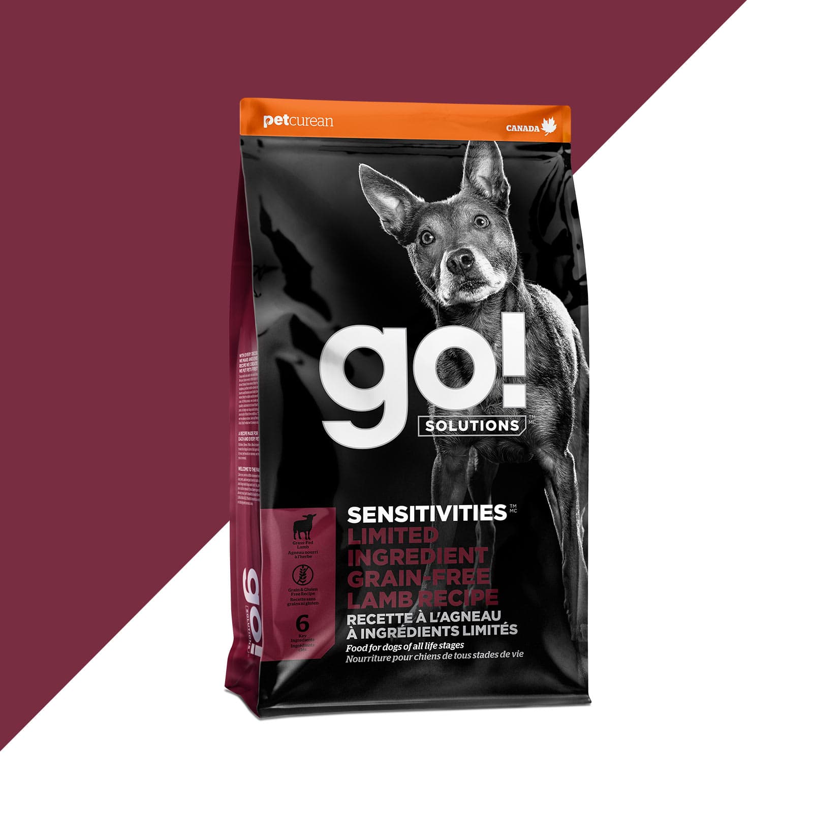 go sensitive dog food lamb