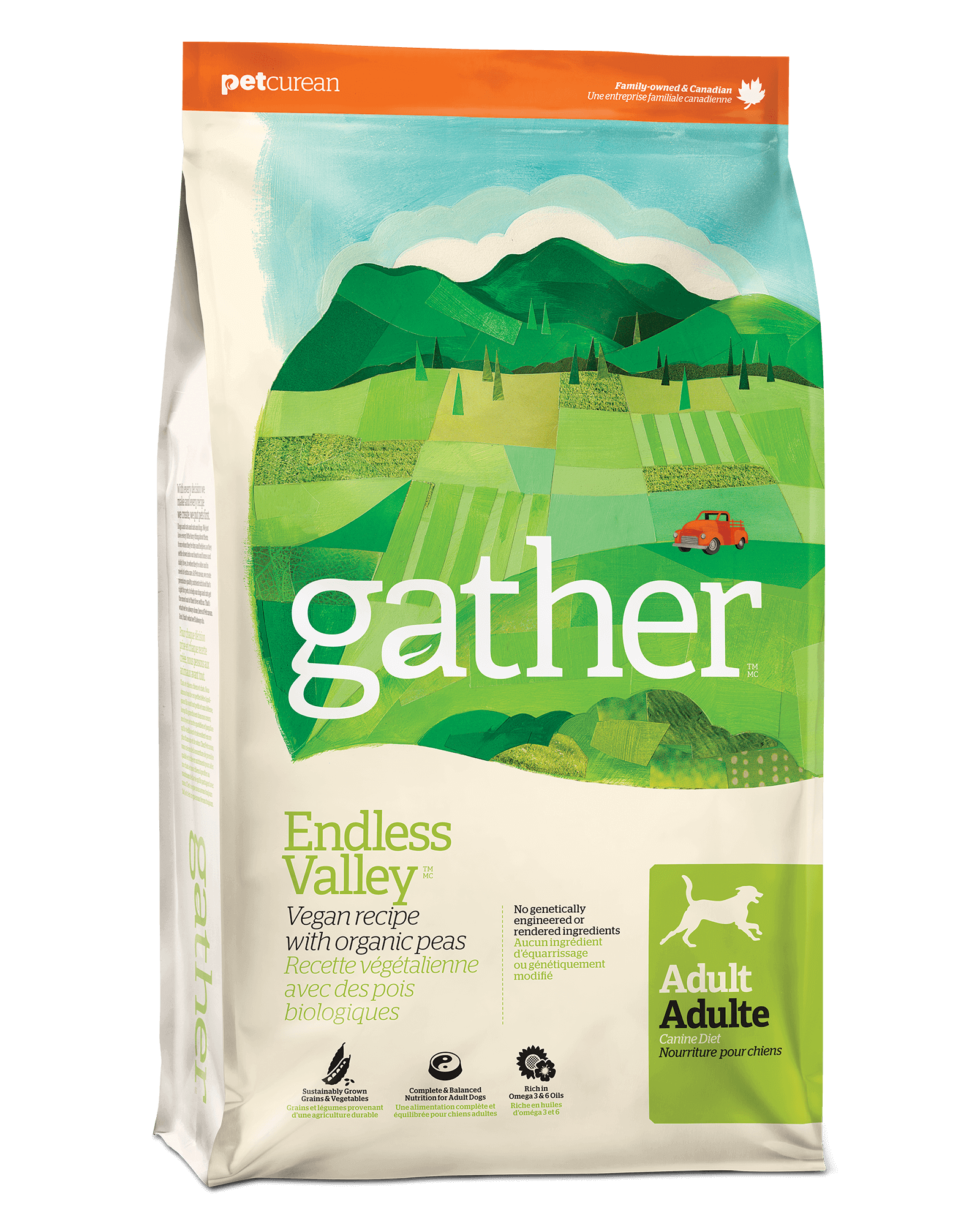 Gather Endless Valley Recette végétalienne avec des pois biologiques
