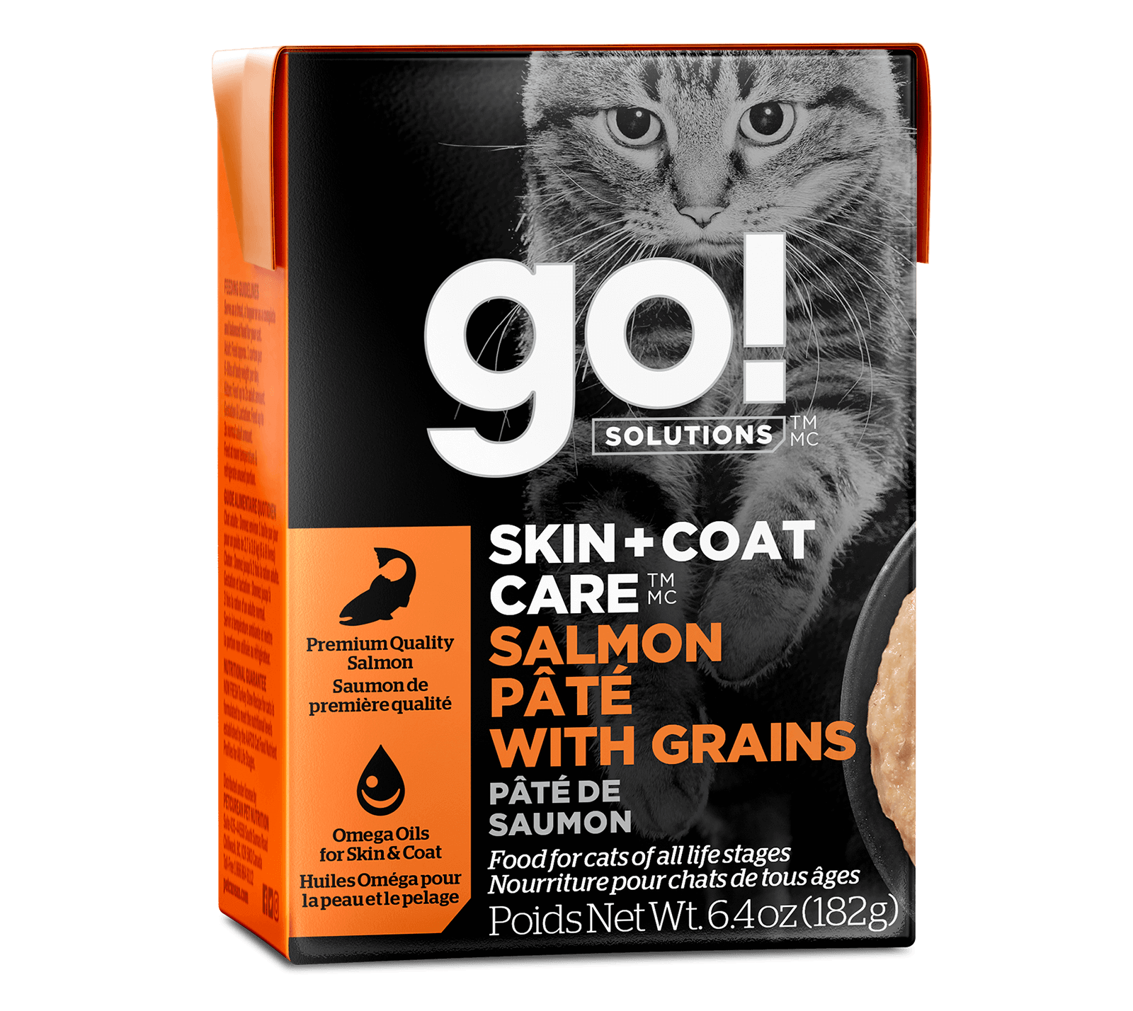 Go! Solutions Skin + Coat Care Minced Chicken Recipe with Grains for Cats