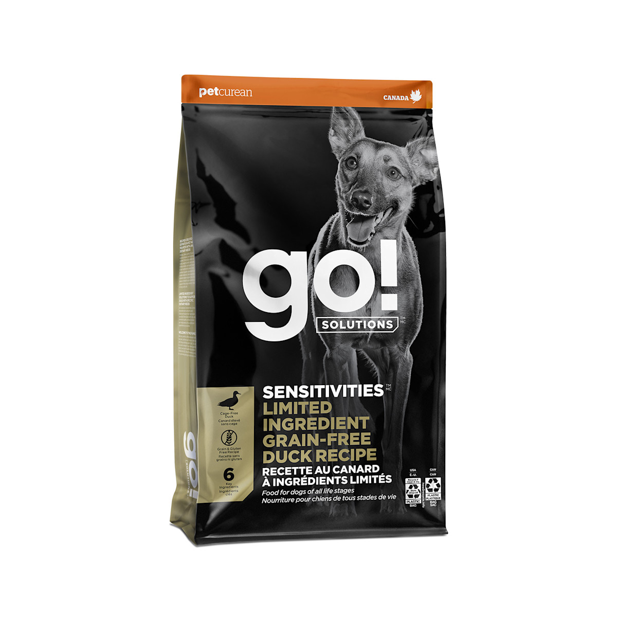 Go! Solutions Sensitivities Limited Ingredient Grain-Free Duck Recipe dry food for dogs