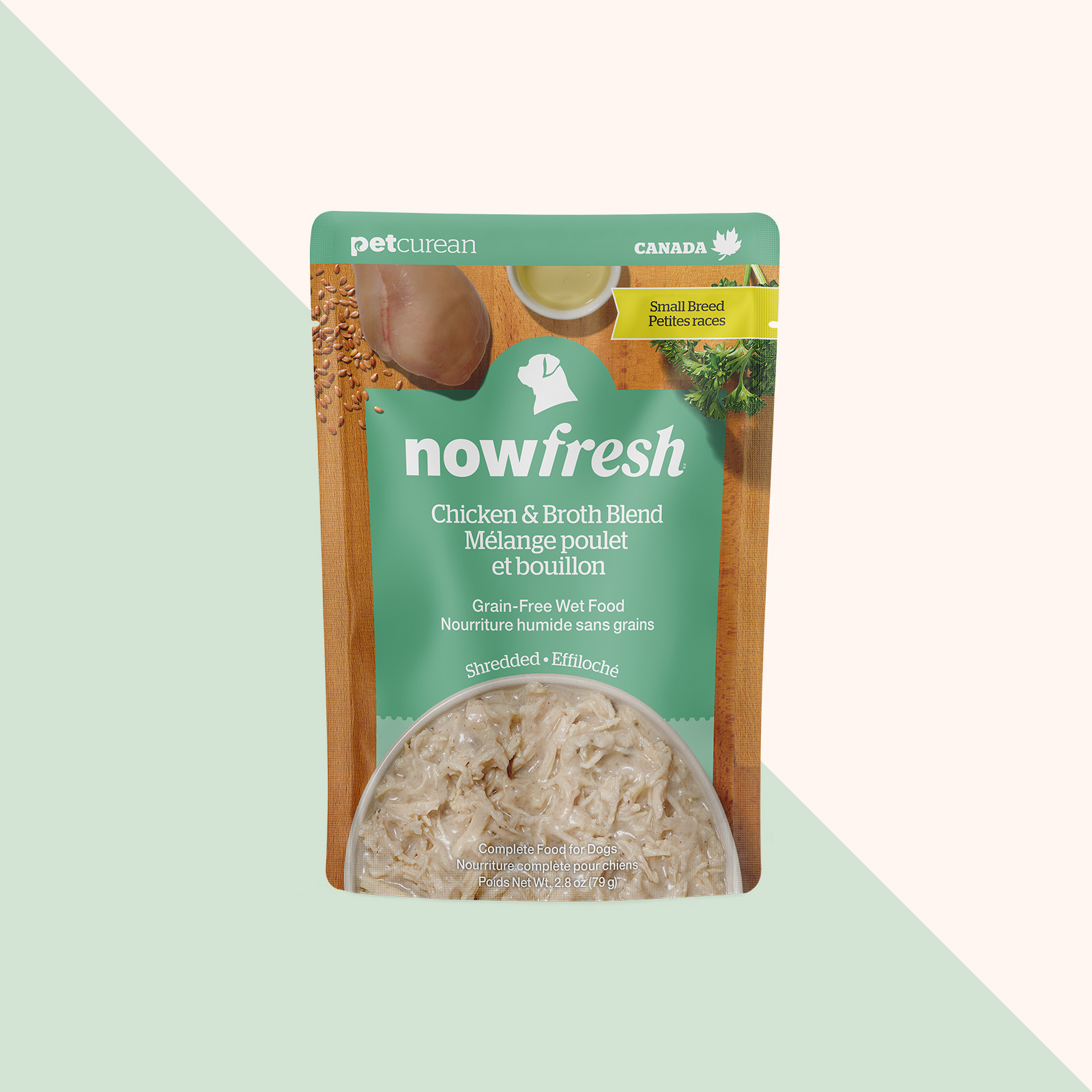 Now Fresh Chicken Broth Blend wet food for small breed dogs