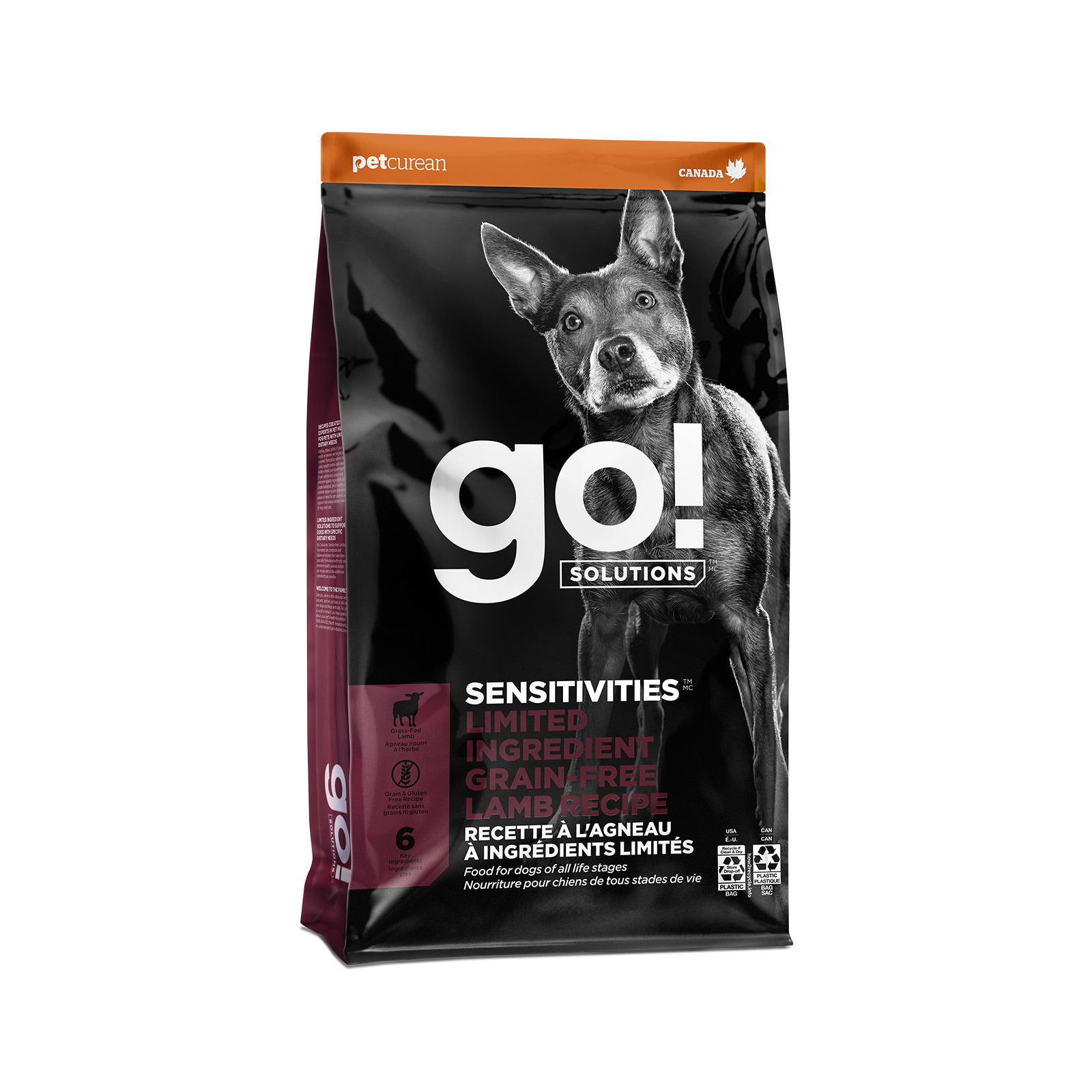 Go! Solutions Sensitivities Grain-Free Lamb dry dog food