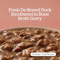 Fresh De-Boned Duck Smothered in Bone Broth Gravy