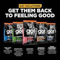 Get them back to feeling good with other Go! Solutions dog food product lines