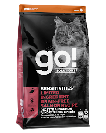 Go! Solutions Sensitivities Limited Ingredient Grain-Free Salmon Recipe for Cats