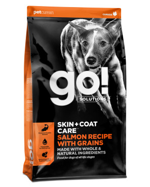 GO! SOLUTIONS SKIN + COAT CARE Salmon Recipe with Grains for Dogs