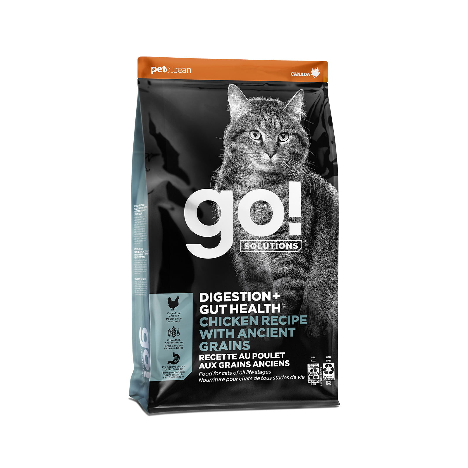 Go! Digestion + Gut Health Chicken with Ancient Grains cat food