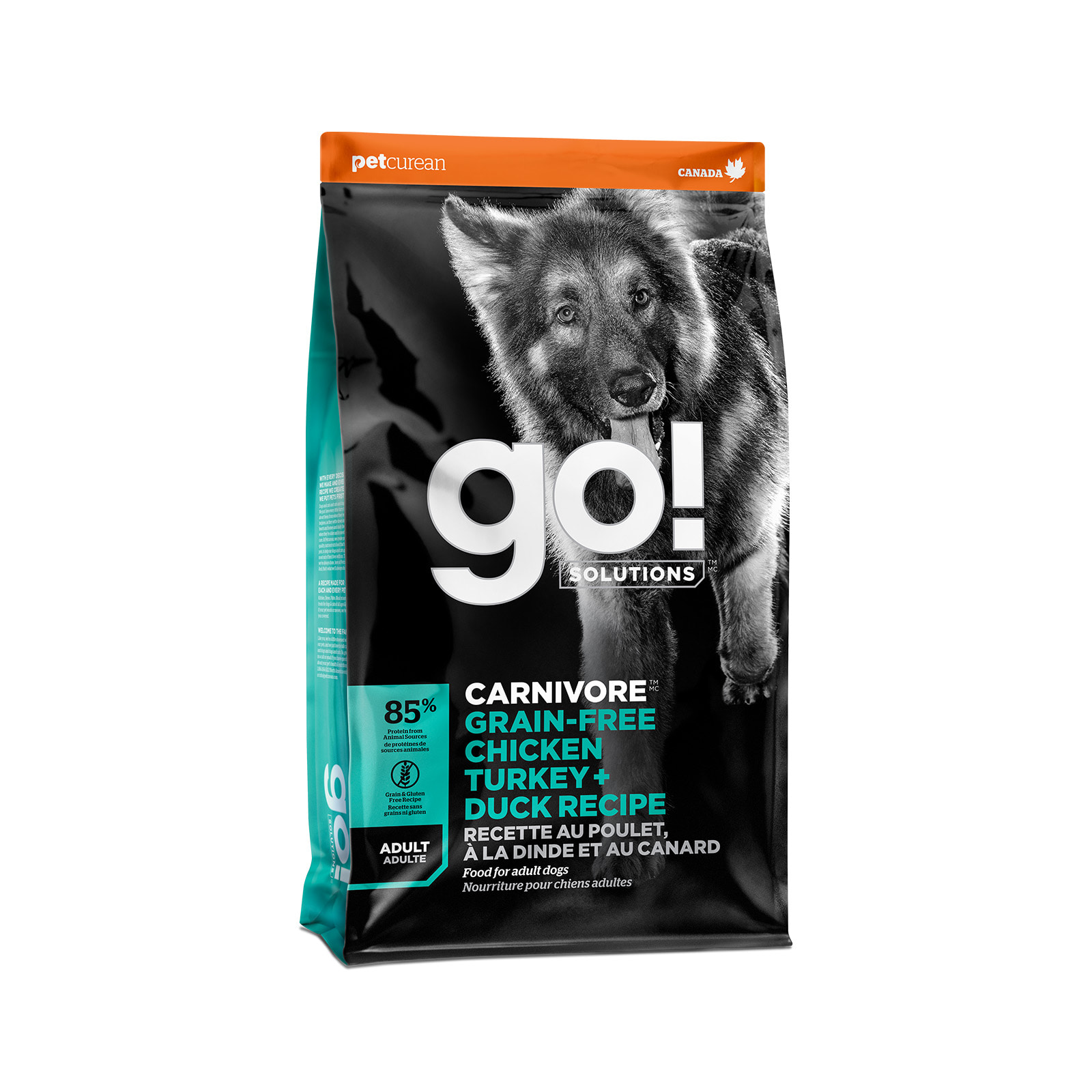 Go Solutions Carnivore Grain Free Chicken Turkey Duck Adult Recipe for Dogs