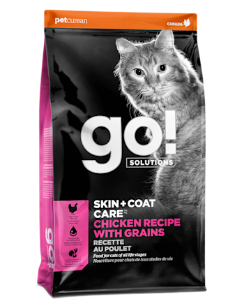 Go! Solutions Skin + Coat Care Chicken Recipe with Grains for Cats