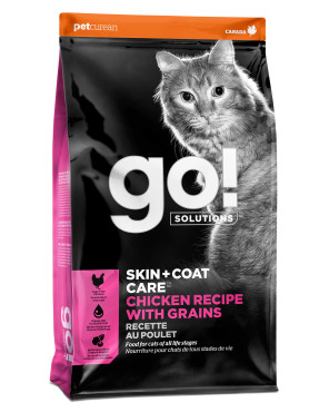 GO! SOLUTIONS SKIN + COAT CARE Chicken Recipe with Grains for Cats