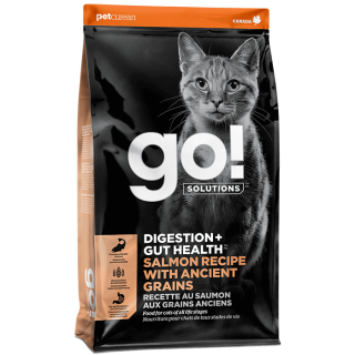 GO! SOLUTIONS DIGESTION + GUT HEALTH Salmon Recipe with Ancient Grains for Cats
