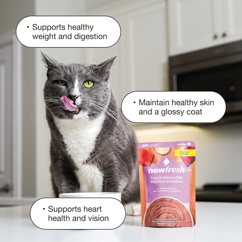 Supports healthy weight and digestion, maintains healthy skin and a glossy coat, and supports heart health and vision