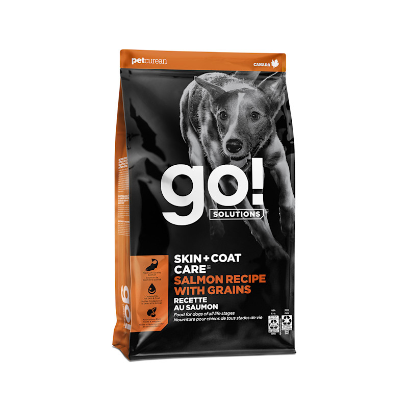 Go! Solutions Skin + Coat Care Salmon with Grains dry dog food