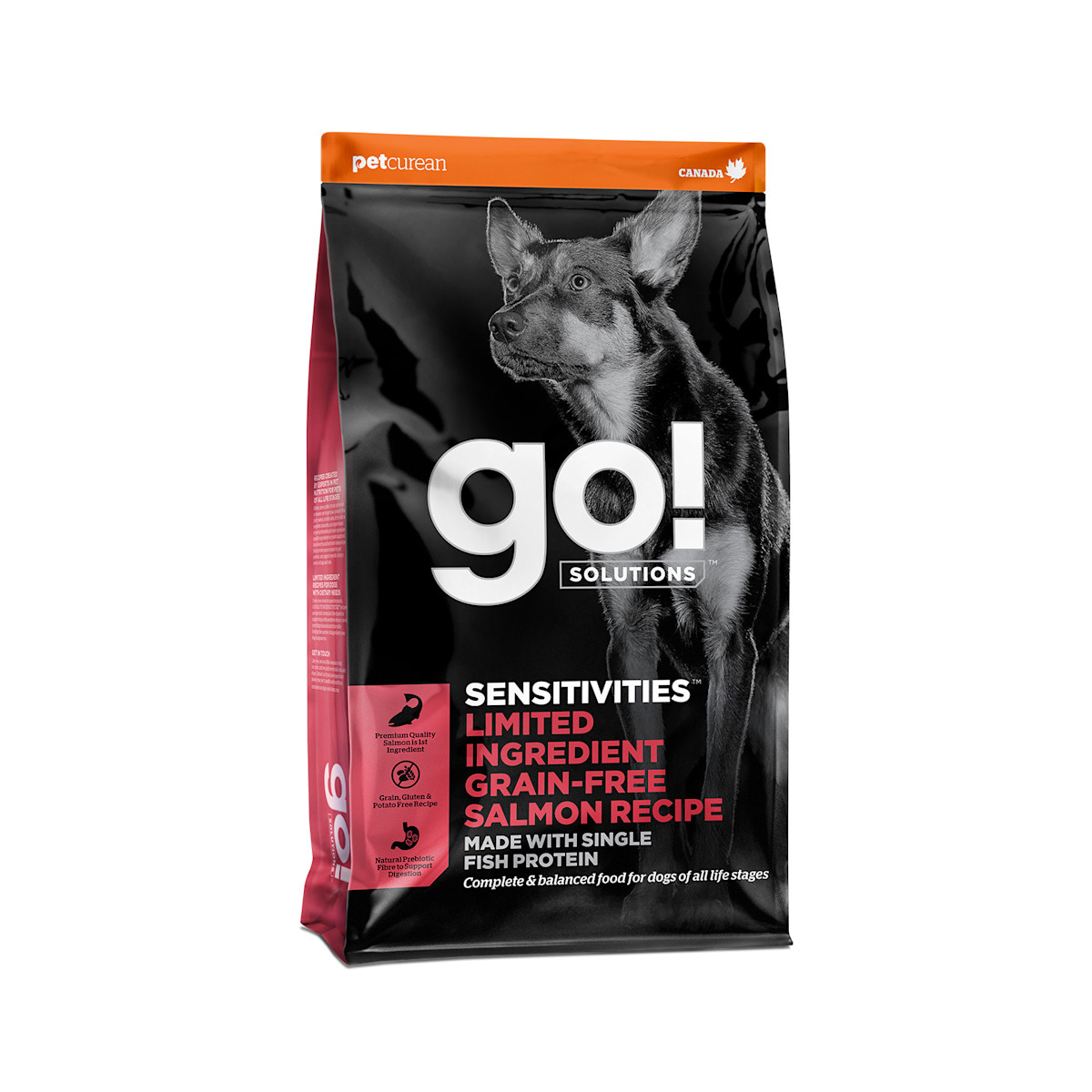 Go! Solutions Sensitivities מתכון סלמון ללא דגנים עם רכיבים מוגבלים