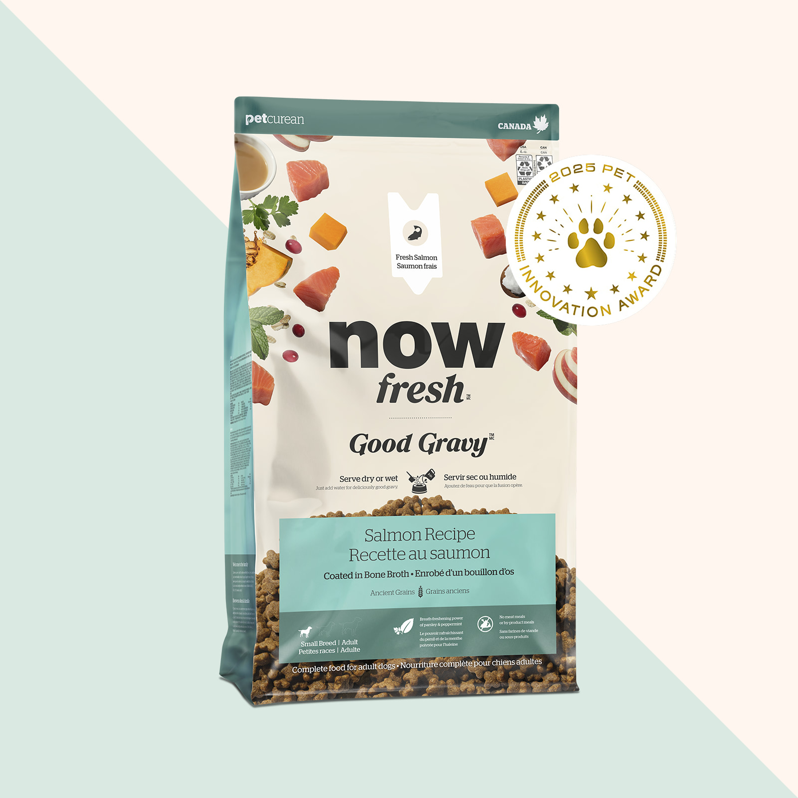 Now Fresh Good Gravy Small Breed Salmon Recipe for Dogs, 2025 Pet Innovation Award