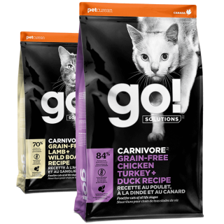GO! SOLUTIONS CARNIVORE dry food recipes for cats