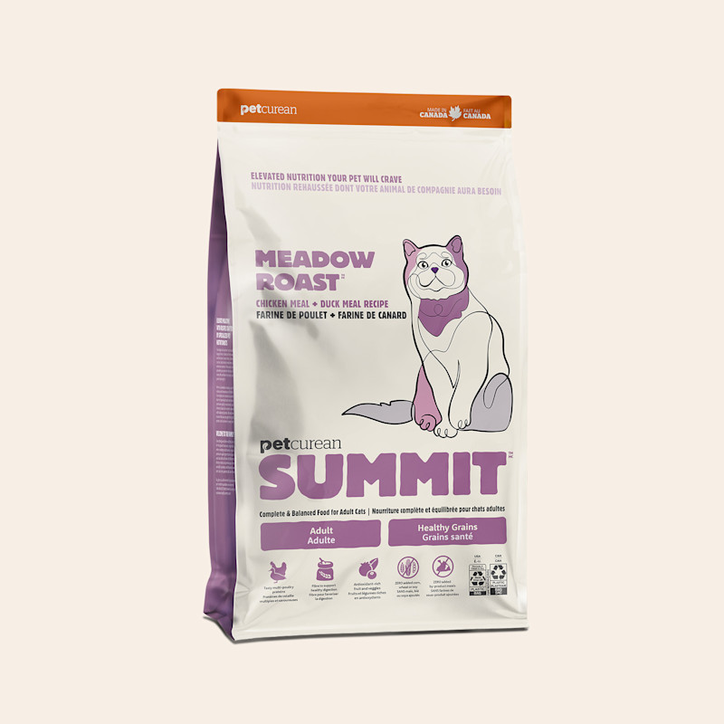 Summit Meadow Roast Chicken Meal + Duck Meal Recipe dry food for adult cats
