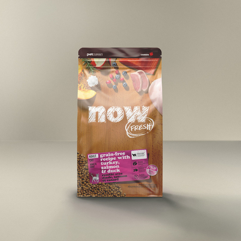 Now Fresh Adult Turkey, Salmon & Duck Grain-Free Dry Cat Food