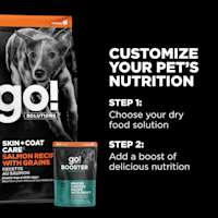Customize your pet's nutrition with kibble and toppers